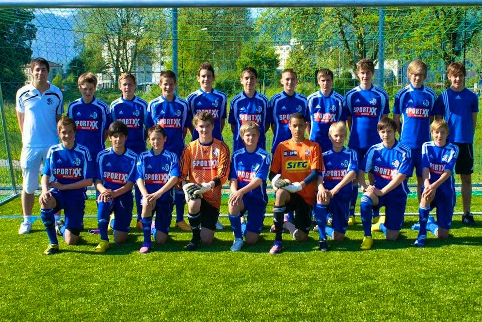Several of these young lads made it as professionals.