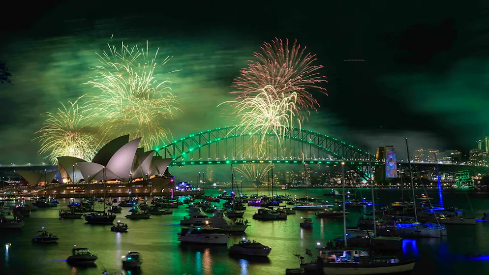 In Australia sono iniziati i festeggiamenti di Capodanno