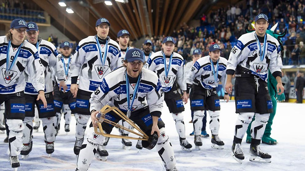 Christoph Bertschy (vorne): «Sind wir ehrlich: Unser grosses Ziel ist die Meisterschaft»