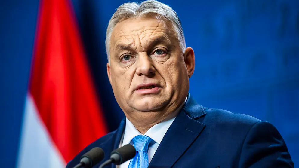 dpatopbilder - Ungarns Ministerpräsident Viktor Orban. Foto: Marton Monus/dpa/Archivbild