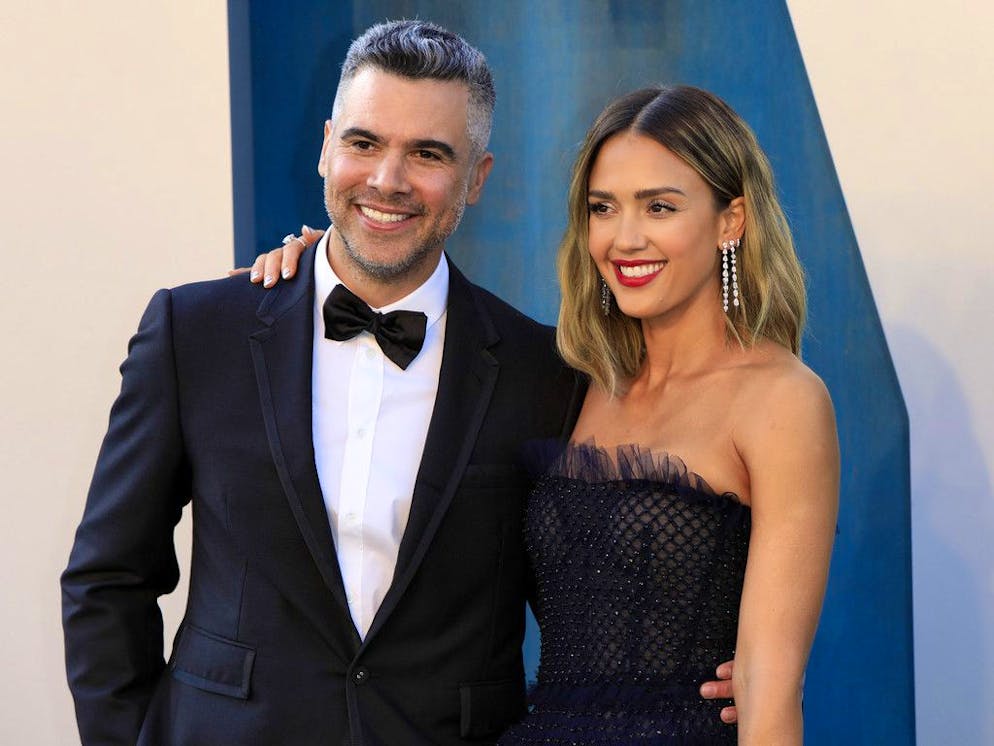 Jessica Alba con Cash Warren.
