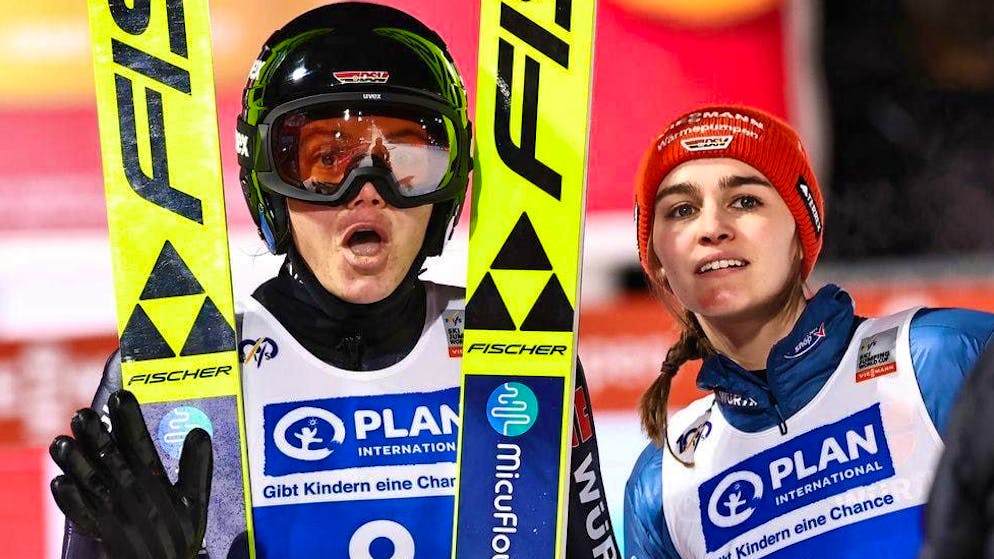 Selina Freitag (right) was not handsomely rewarded after her victory in qualifying.