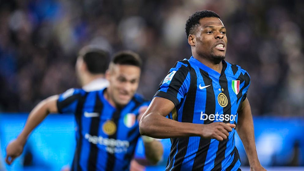 Zweifacher Torschütze for Inter Mailand: Denzel Dumfries.