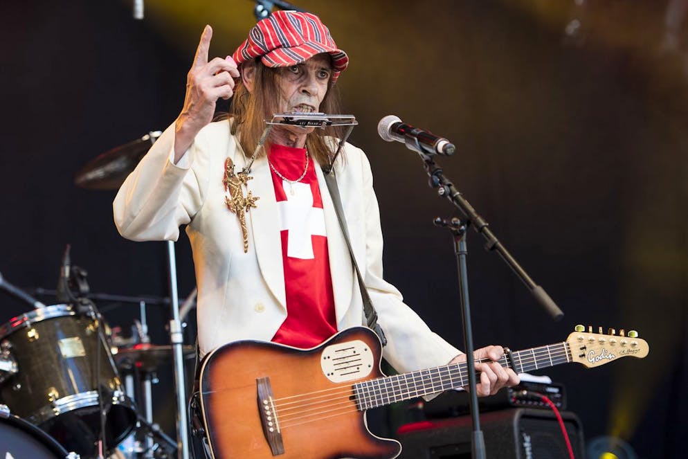 Il rocker Bernie Constantin in un'immagine del 2017