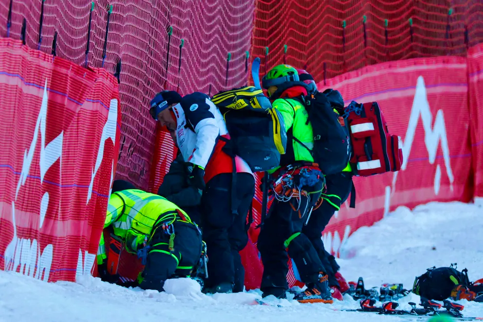 Frenchman Cyprien Sarrazin had to undergo head surgery after his training crash in Bormio.