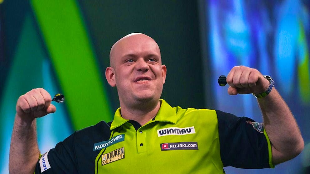 Wants to return to the World Championship throne: Dutch darts star Michael van Gerwen.