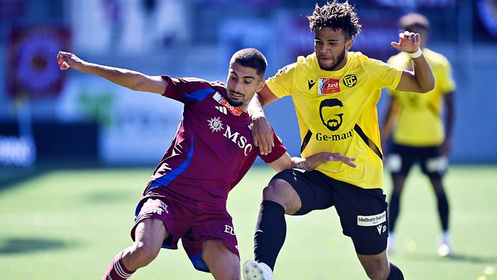 Nach einer halben Saison beim FC Schaffhausen wird der beim FC Basel engagierte Adriano Onyegbule (rechts) für die zweite Saisonhälfte an den FC Vaduz ausgeliehen