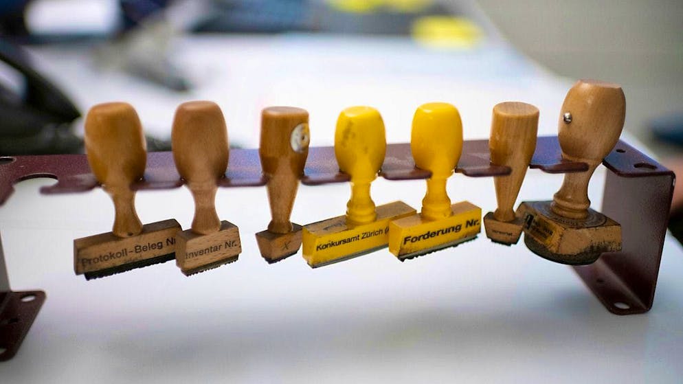 A lot of work for the bankruptcy offices: the number of company bankruptcies rose to a new high in 2024. But company start-ups have also increased. (Symbolic image).