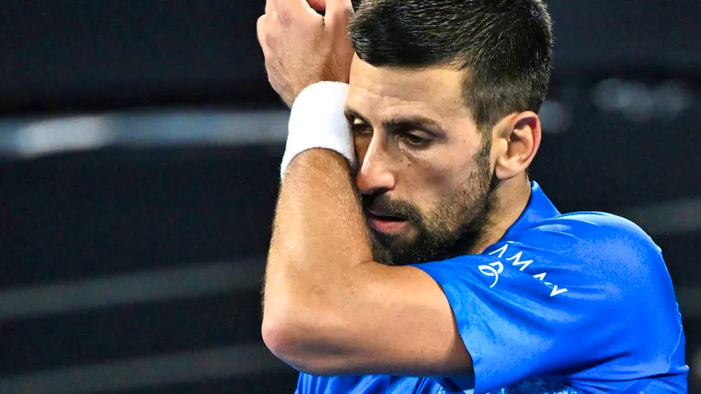 Novak Djokovic can't find a recipe against the strong-serving Reilly Opelka in Brisbane