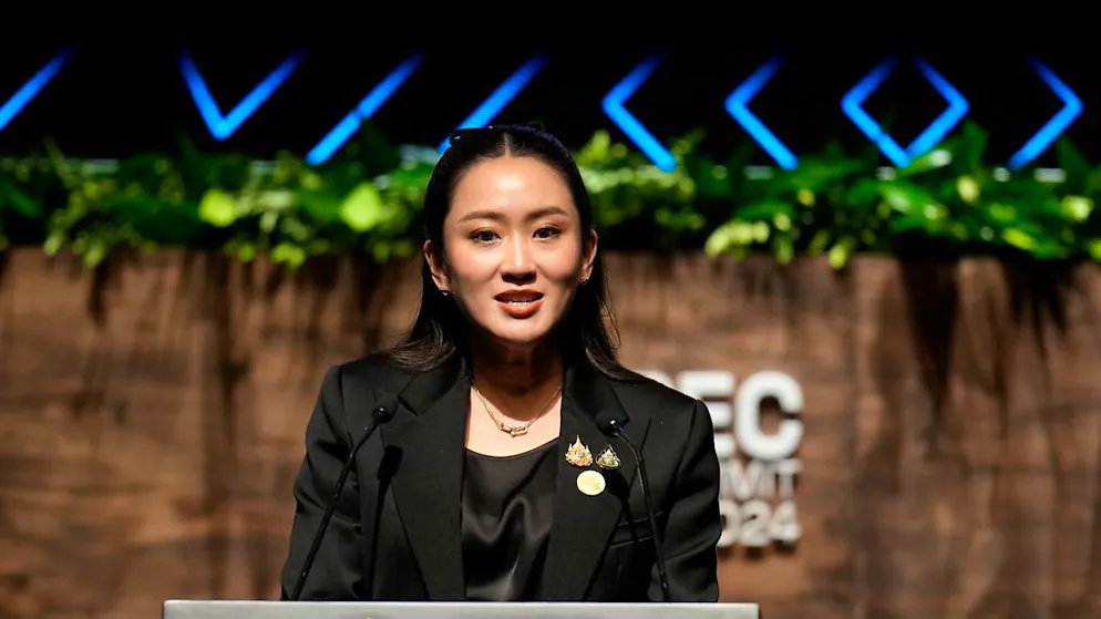 La premier thailandese Paetongtarn Shinawatra.
