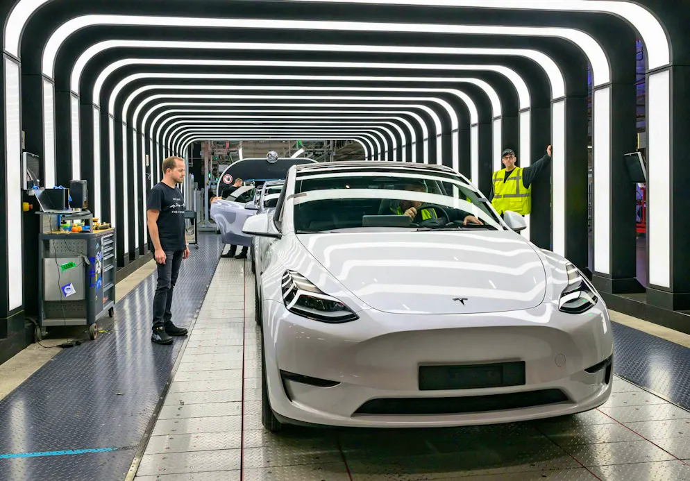 Even record sales in the final quarter did not bring Tesla an increase in deliveries in 2024 (archive image)