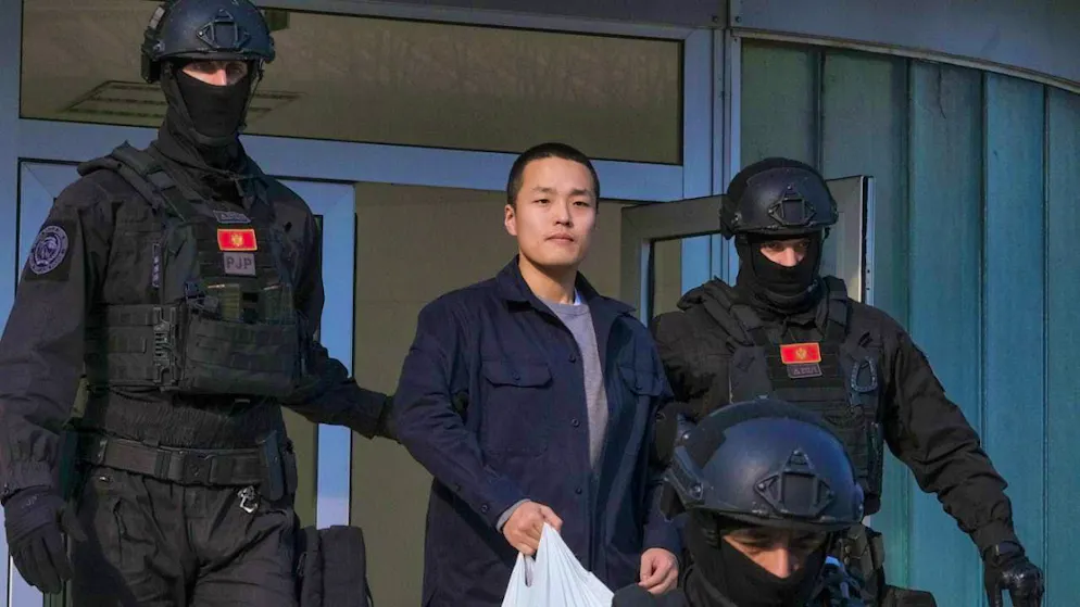 Do Kwon was arrested at the airport in Podgorica, the capital of Montenegro, in March 2023. (archive picture)