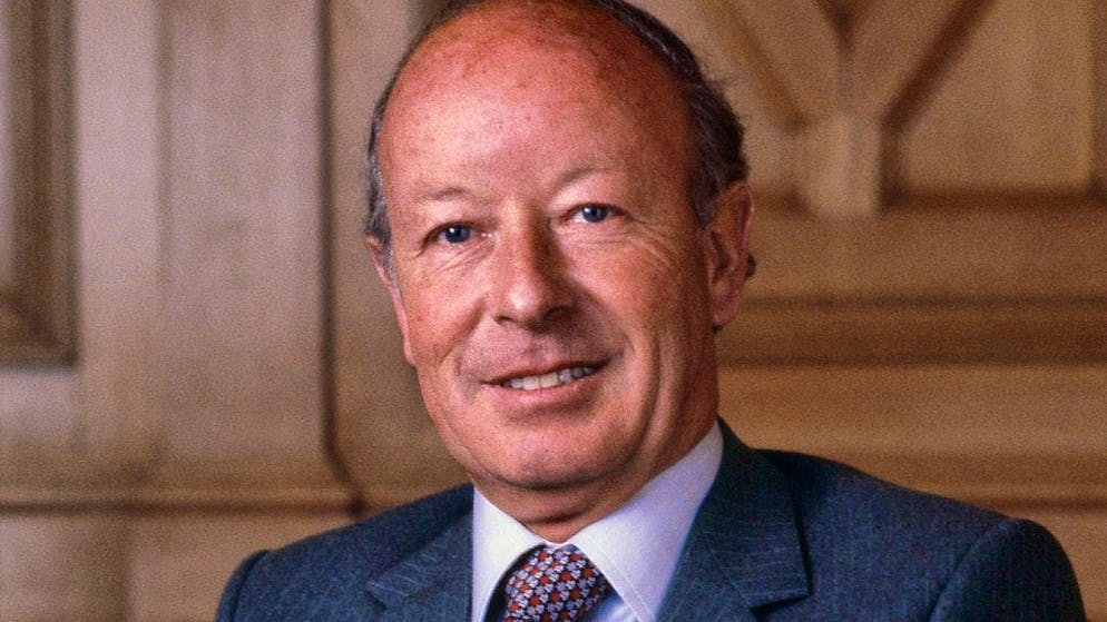 Bernese SVP politician Werner Martignoni as a National Councillor and Federal Council candidate in 1979 (archive image)