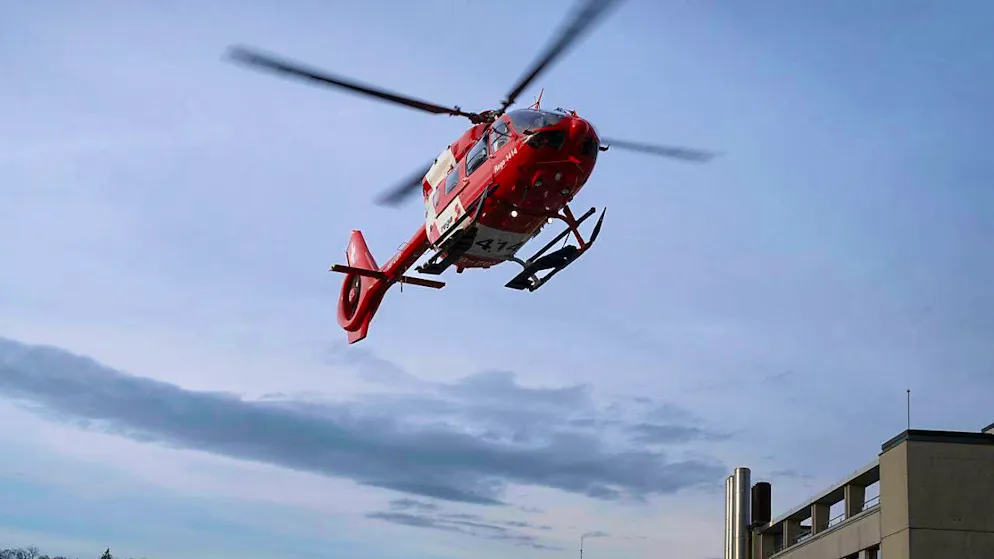 Rega crews flew more than half of the missions for injured winter sports enthusiasts. (archive picture)