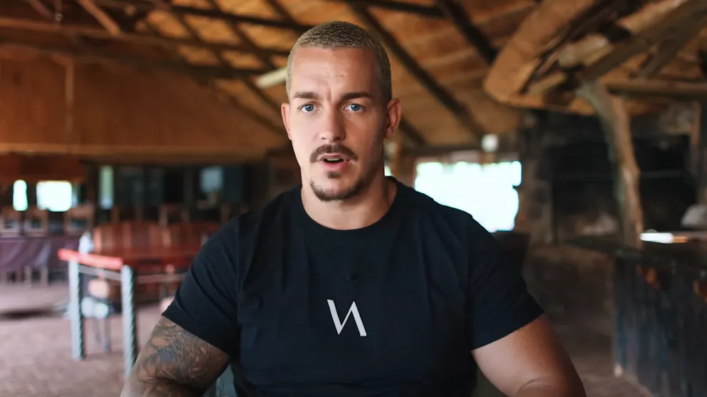 Dean Schneider's moment of terror. 