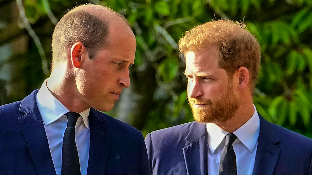 The stepson of a former nanny of William (left) and Harry has reportedly been killed in the attack in New Orleans. (archive picture)