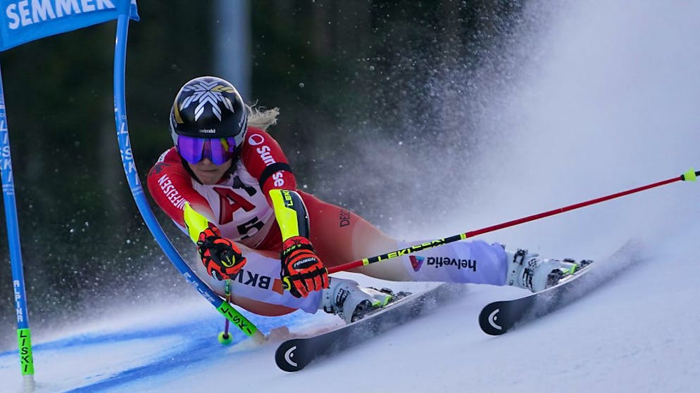 Lara Gut-Behrami verliert in Kranjska Gora den zehnten Weltcupsieg im Riesenslalom aus den Augen, aber nicht die Podestränge