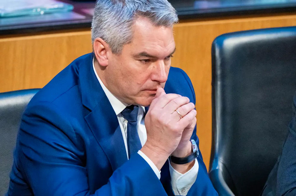 Karl Nehammer (ÖVP) in una foto dell'11 dicembre 2024-