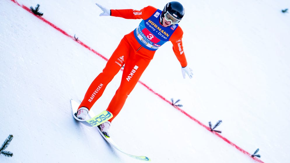 Gregor Deschwanden a conservé sa 4e place dans la Tournée des Quatre Tremplins.