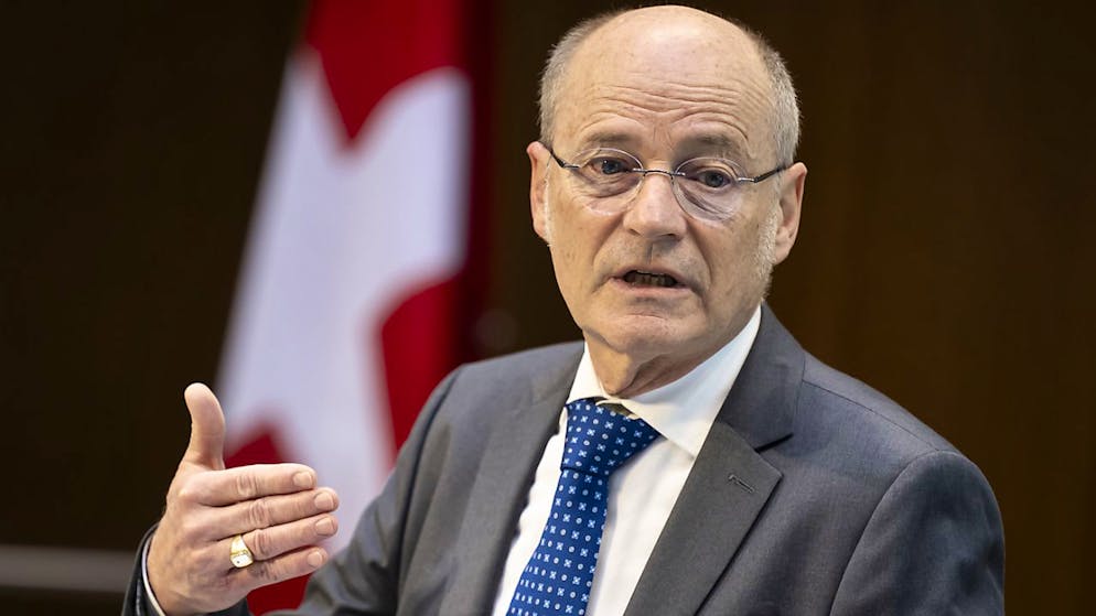 Stefan Blättler est à la tête du Ministère public de la Confédération depuis le 1er janvier 2022 (Archives).