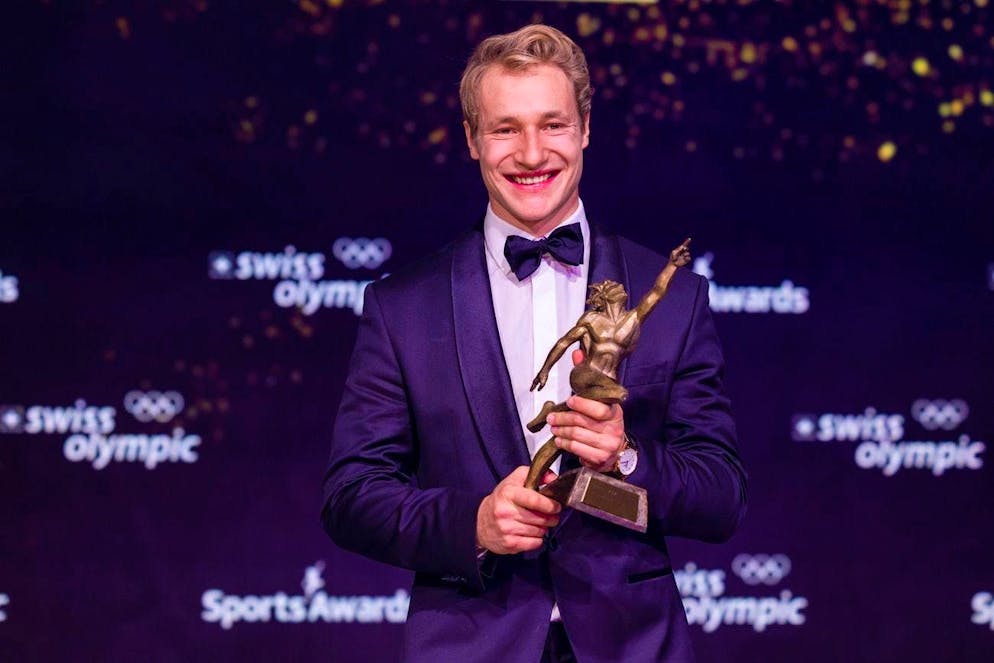 Marco Odermatt has been voted Swiss Sportsman of the Year for the last three years in a row.