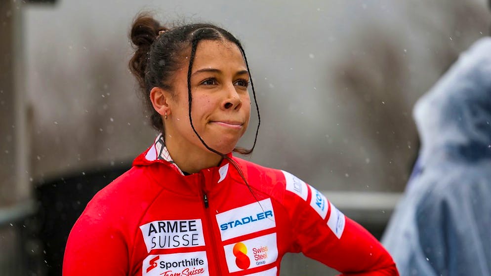 Melanie Hasler klassiert sich in Winterberg gemeinsam mit Anschieberin Muswama Kambundji im 6. Rang