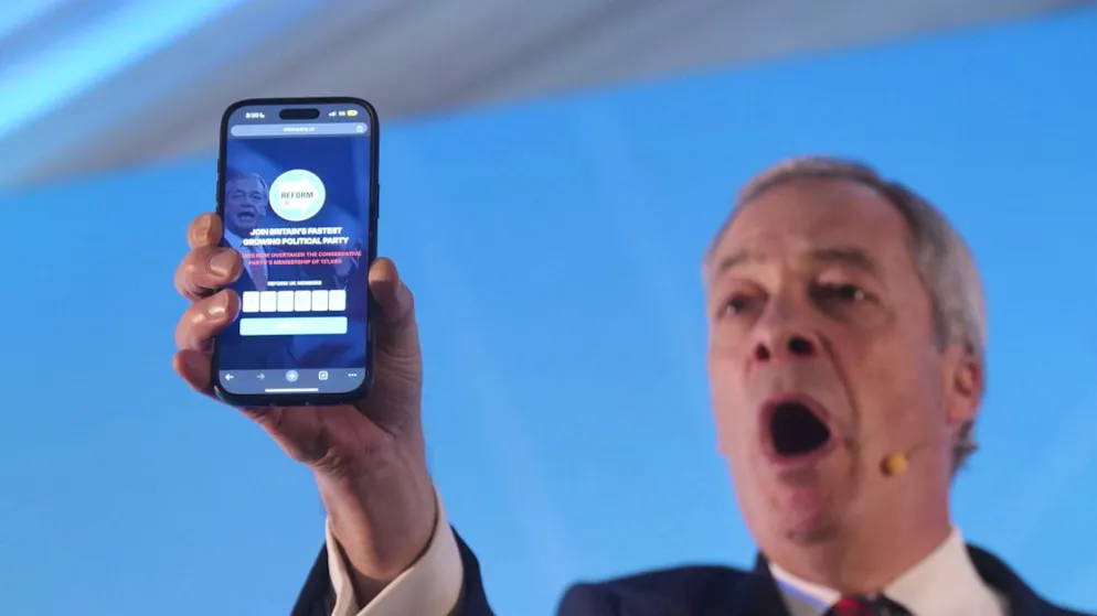 Secondo quanto dichiarato da Elon Musk, Nigel Farage "non ha quello che ci vorrebbe" per capeggiare il partito da lui stesso fondato nel 2018, Reform Uk. (Foto d'archivio)