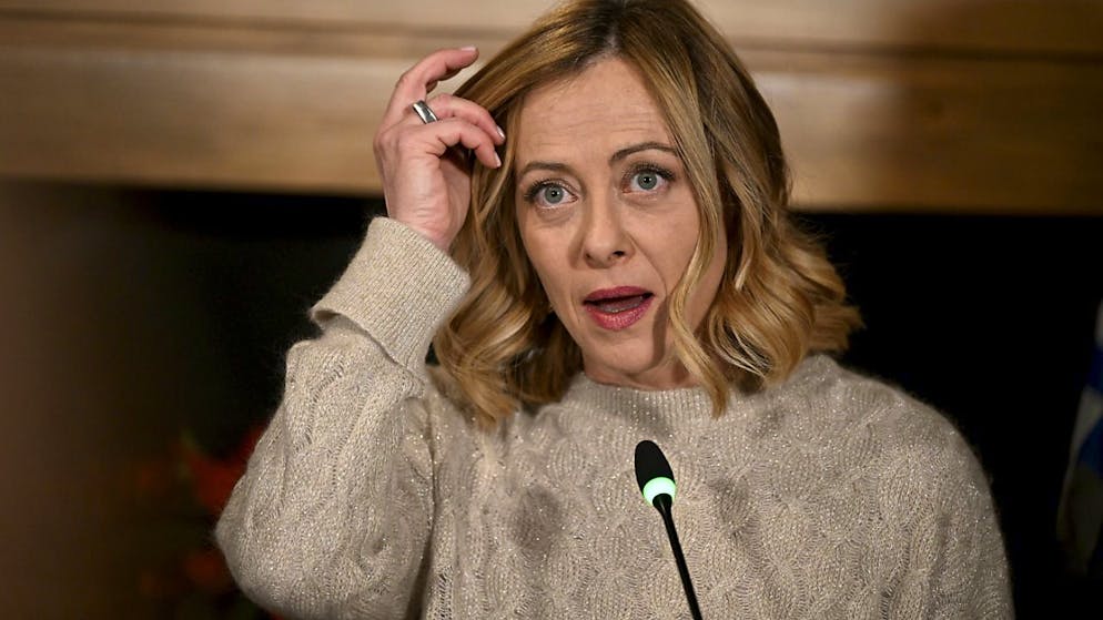 ARCHIV - Italiens Ministerpräsidentin Giorgia Meloni. Foto: Antti Aimo-Koivisto/Lehtikuva/dpa