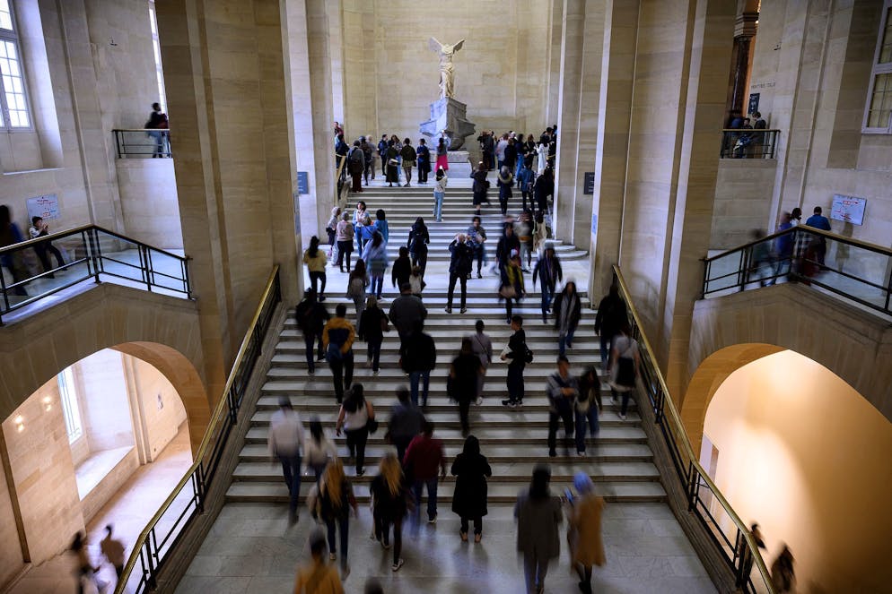 En 2024, le Louvre a accueilli 77% de visiteurs étrangers dont 13% d'Américains.
