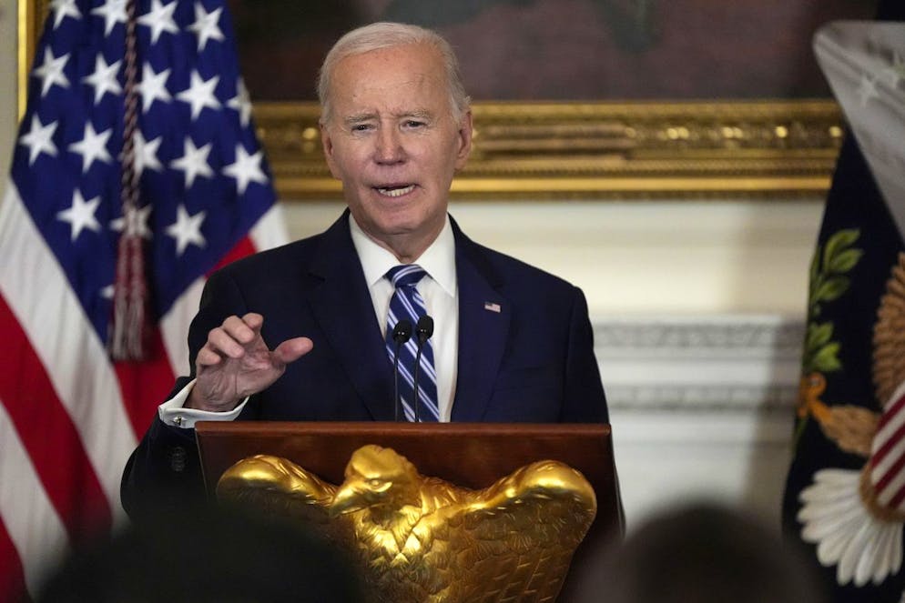 "Le moment est venu de protéger ces côtes pour nos enfants et petits-enfants", a justifié Joe Biden (archives).