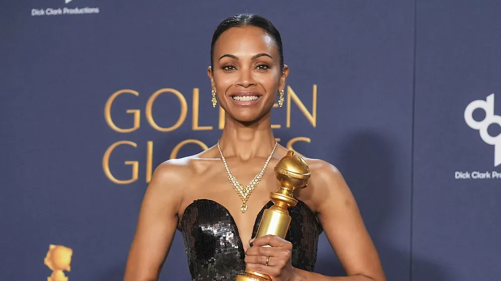 Zoe Saldana è stata premiata come migliore attrice non protagonista nel film «Emilia Perez».