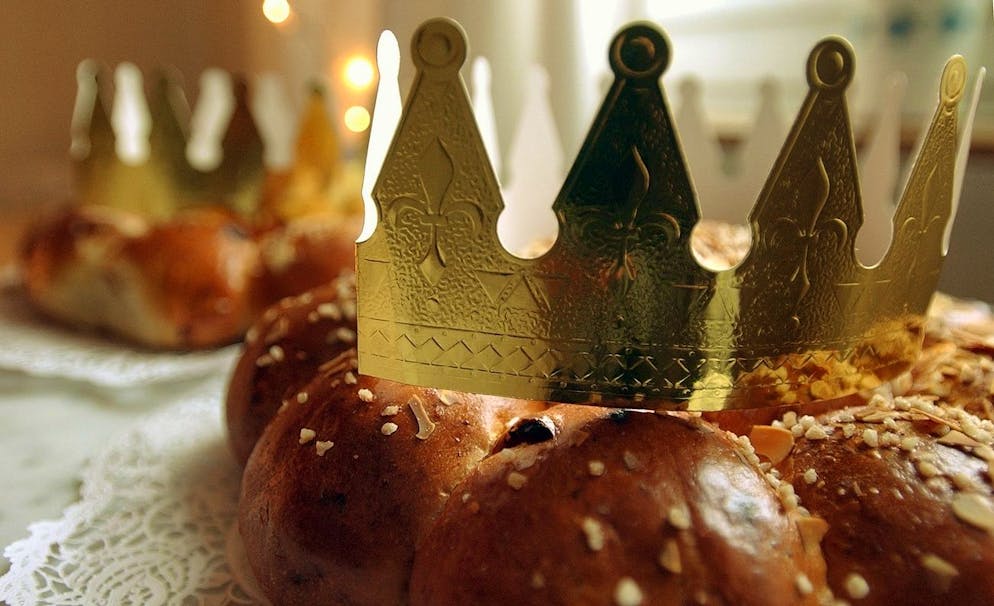 Im Dreikönigskuchen ist der König versteckt. 