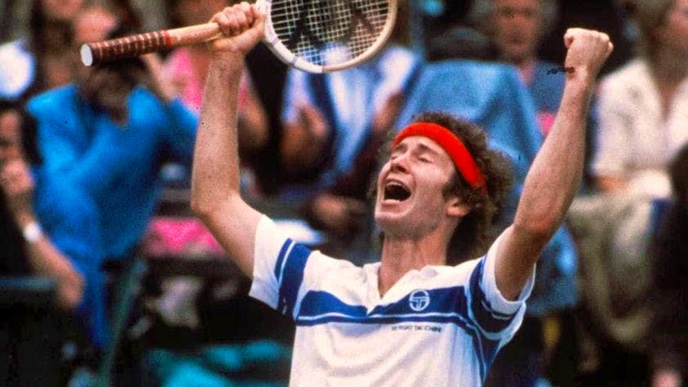 All number 1 tennis players. No. 5: John McEnroe.