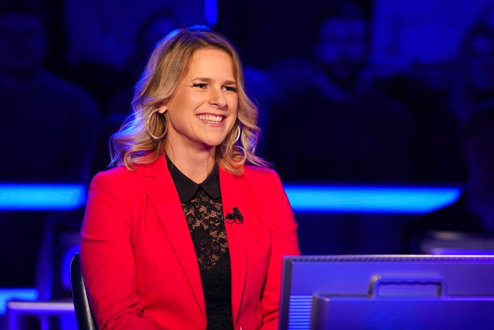 «Wer wird Millionär». Kandidatin Dorothea Gharibian wird einen Teil ihrer gewonnen 32'000 Euro in Jimmy-Choo-Schuhe investieren.