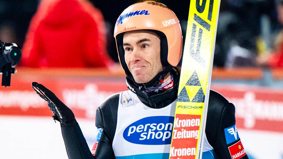 Ein enttäuschter Stefan Kraft muss sich an der Vierschanzentournee mit Rang 3 begnügen.