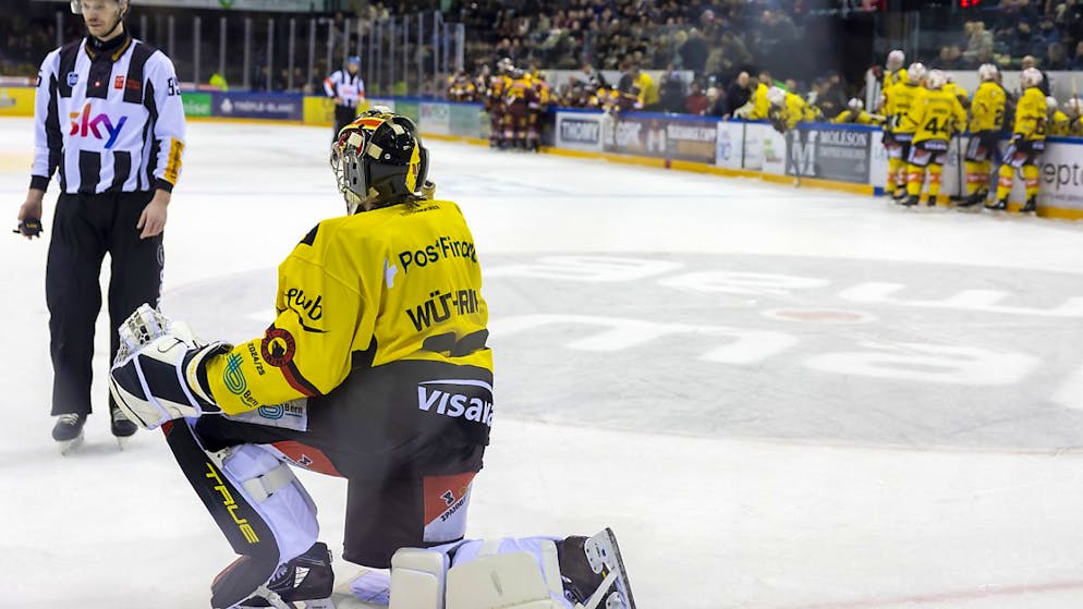 Davos kann doch noch siegen - Gallery. Der Berner Goalie Philip Wüthrich glänzte in Genf mit 48 Paraden