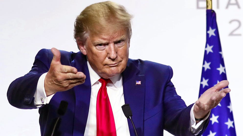 "We would be interested": Donald J. Trump at the G7 summit in Biarritz on August 26, 2019.