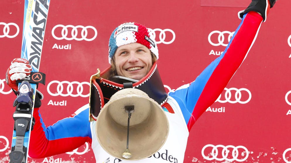 En 2010, Julien Lizeroux est monté sur la plus haute marche du podium à l’occasion du slalom d’Adelboden.