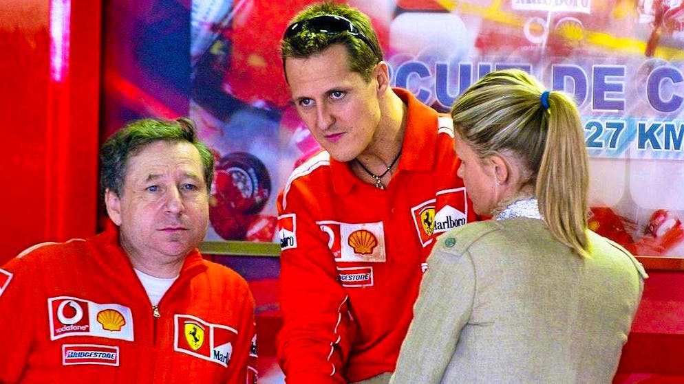 Michael Schumacher also contributed to the Ferrari myth.