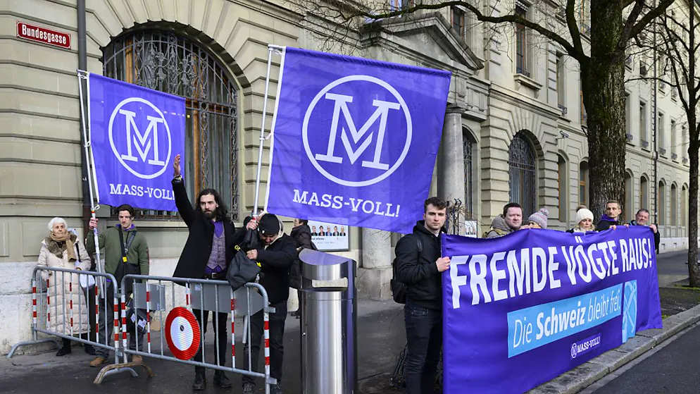 Die Bewegung Mass-Voll hat gegen die Einführung der E-ID das Referendum ergriffen. (Archivbild)