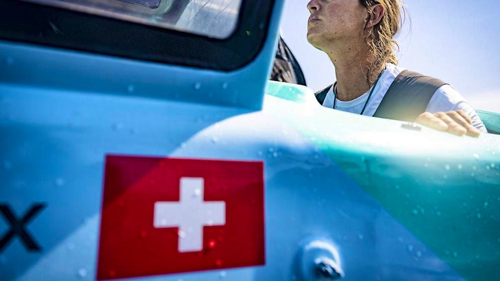 Sailor Justine Mettraux competes with the best until the end - Gallery. Representing Switzerland first class: Justine Mettraux