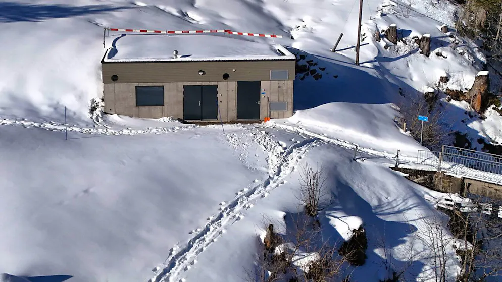 Das neue Kraftwerk Intschialp auf dem Arni in Gurtnellen UR.