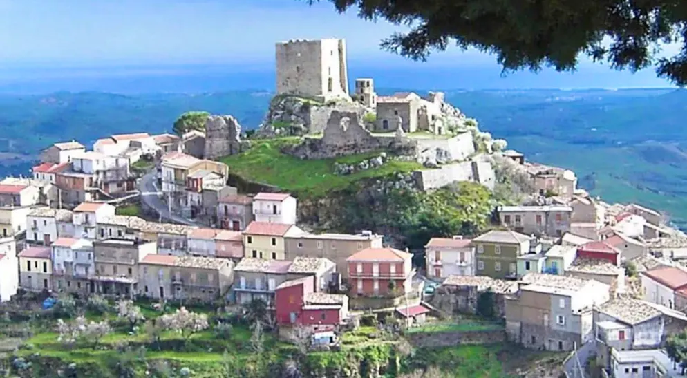 Il piccolo Paesello di Belcastro, in Calabria