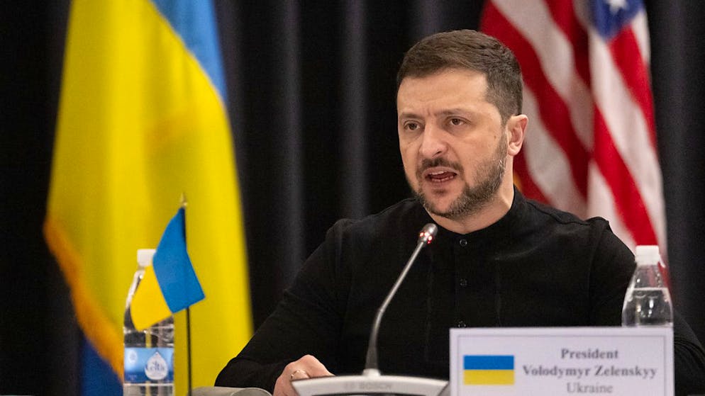 Wolodymyr Selenskyj, Präsident der Ukraine. Foto: Marijan Murat/dpa