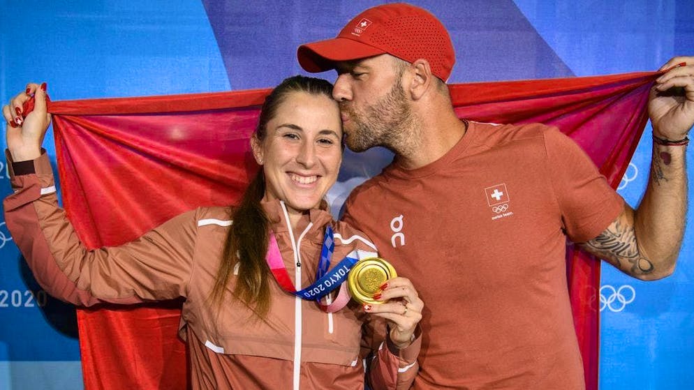 Belinda Bencic won Olympic gold in Tokyo in 2021. She had already captured Martin Hromkovic's heart long before that.