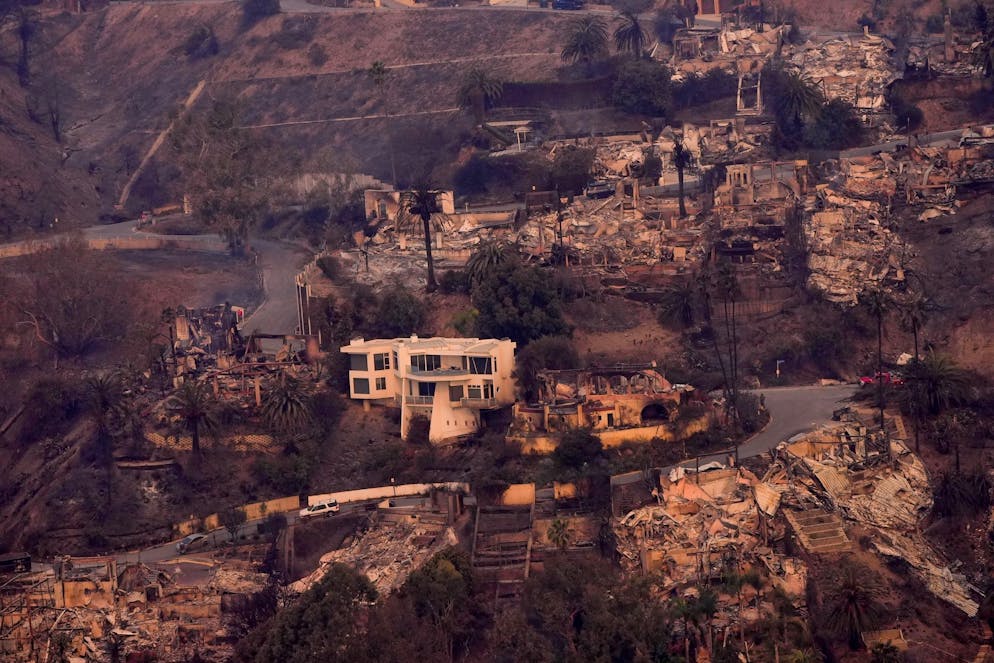Verheerende Brände haben den Stadtteil Pacific Palisades in Los Angeles verwüstet.
