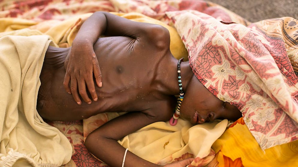 "Parmi les 3,2 millions d'enfants qui risquent de souffrir de malnutrition, environ 772'000 risquent la  malnutrition aiguë sévère", a déclaré Eva Hinds, responsable du plaidoyer et de la communication de l'Unicef au Soudan. Il s'agit de la forme de dénutrition la plus mortelle.