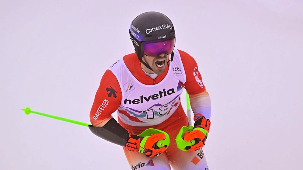 Die Schweizer Slalom-Baisse am Chuenisbärgli hält an - Gallery. Marc Rochat gelingt nach fünf Rennen ohne Punkte mit Platz 10 ein Befreiungsschlag