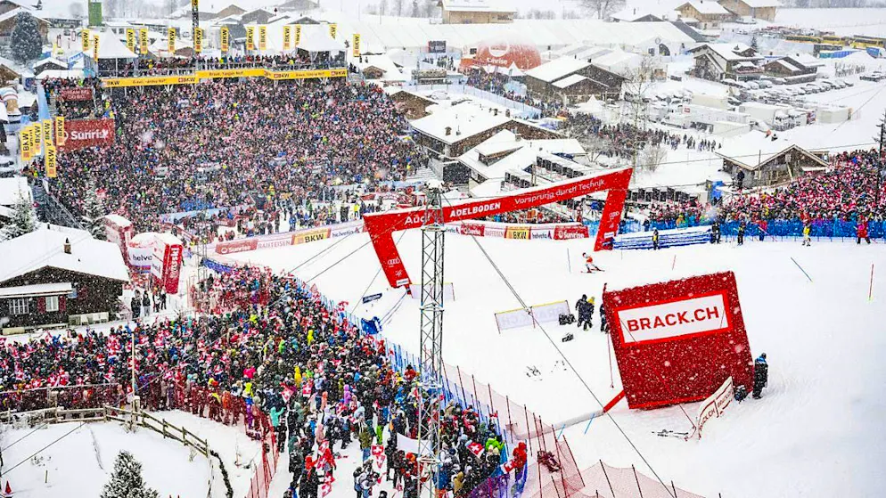 The Swiss slalom slump on the Chuenisbärgli continues - Gallery. Luca Aerni (20th) is the fourth Swiss to finish in the points