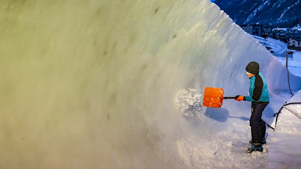 Von den Schweizern gebaut, in den Rennen von den Deutschen in Beschlag genommen: Die Bobbahn in St. Moritz-Celerina